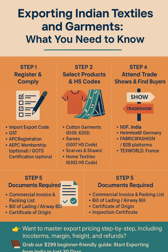 Exporting Indian Textiles