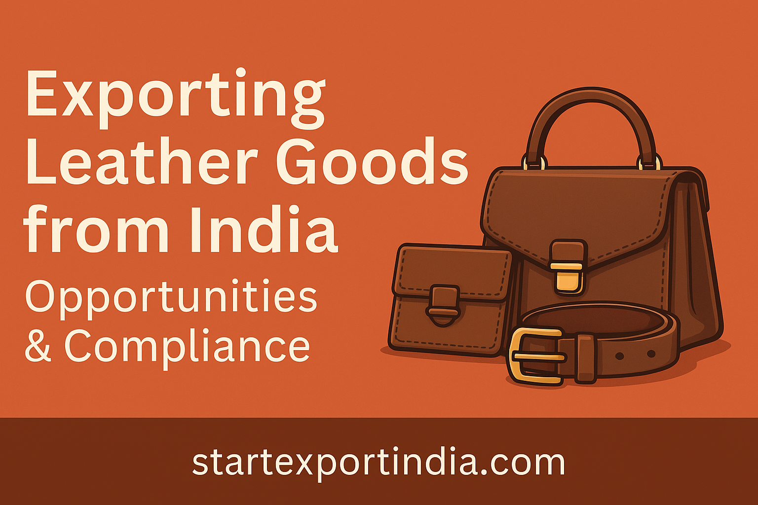 exporting leather goods from india