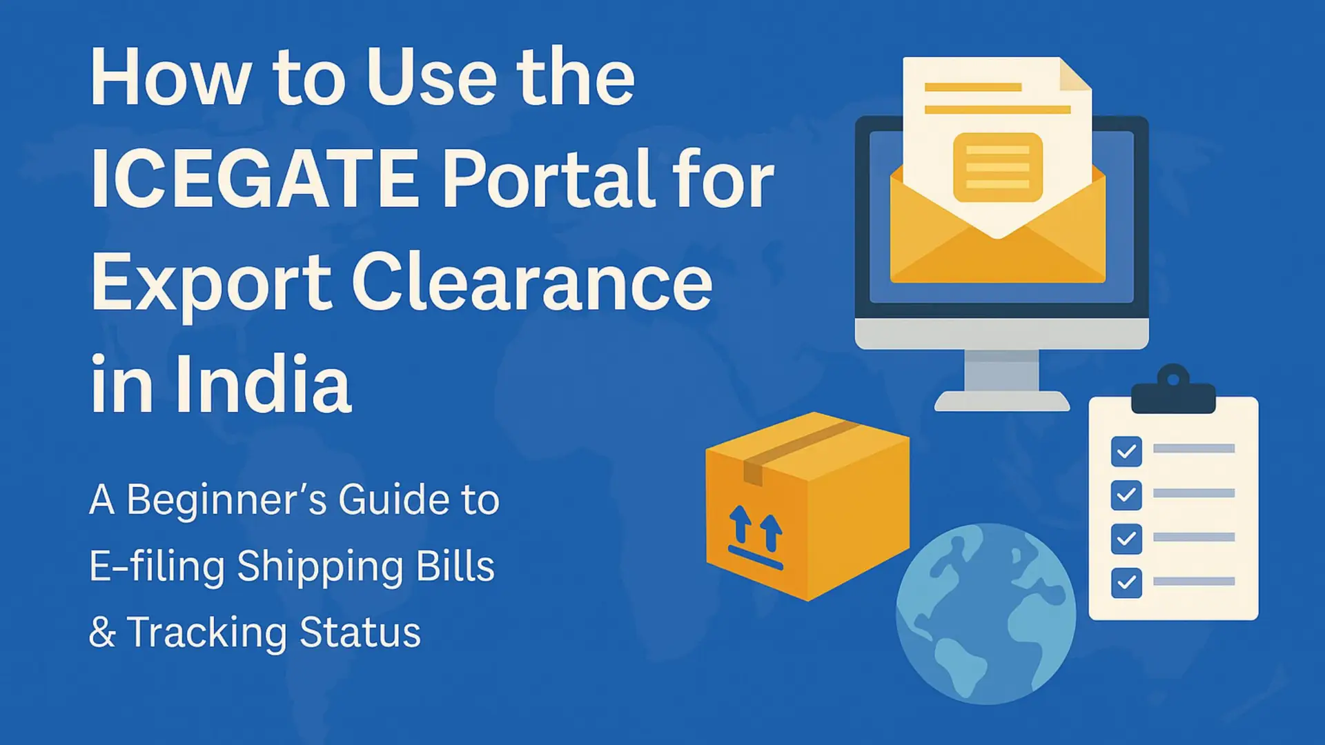 How to use Icegate portal