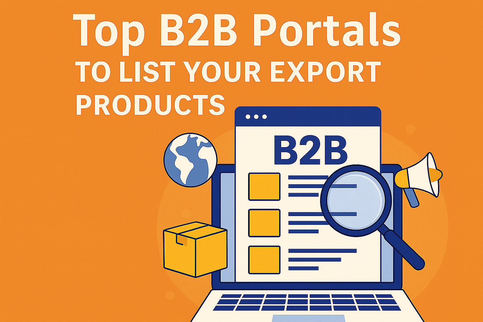 Top B2B Portals to List Your Export Products