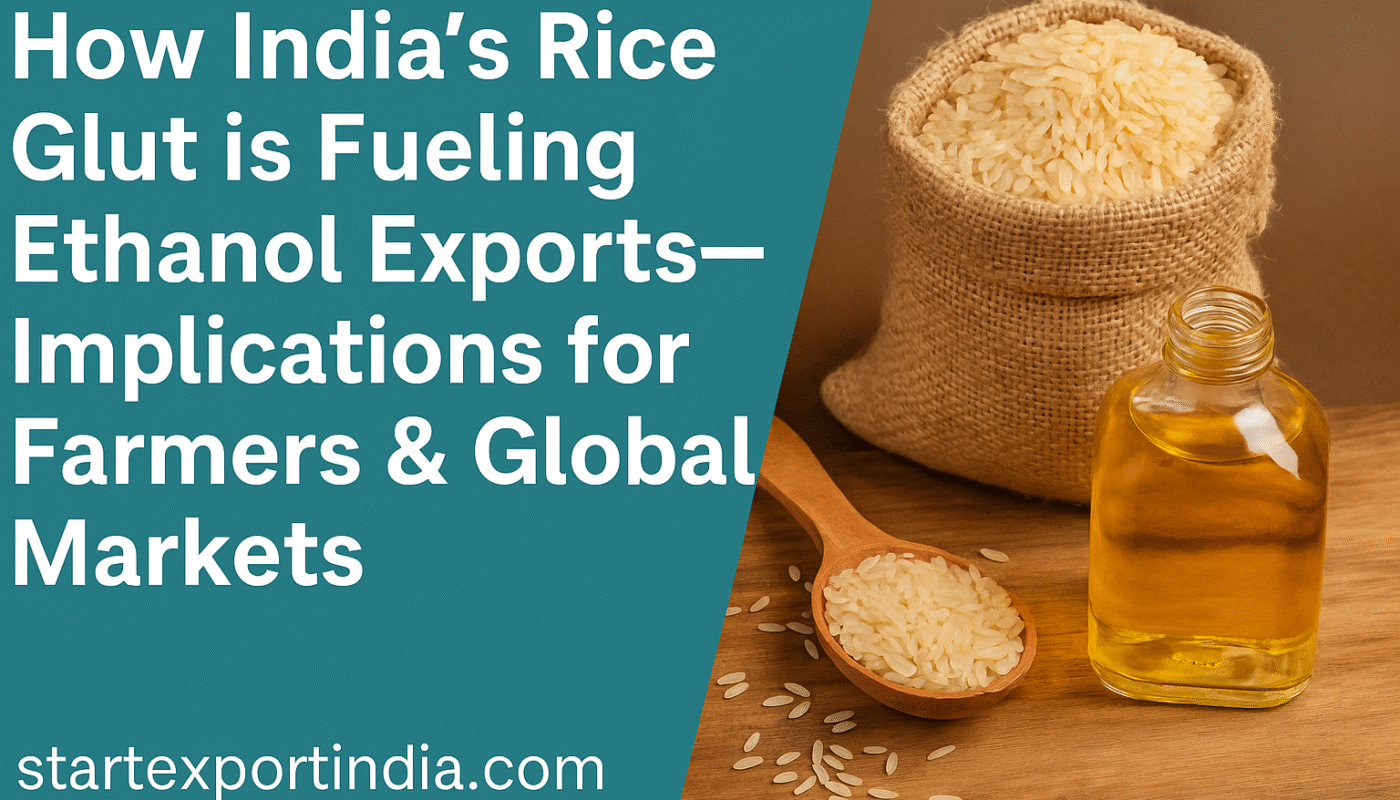 How India’s Rice Glut is Fueling Ethanol Exports — Implications for Farmers & Global Markets