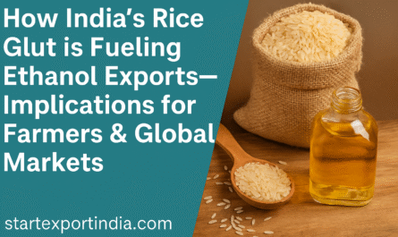 How India’s Rice Glut is Fueling Ethanol Exports — Implications for Farmers & Global Markets