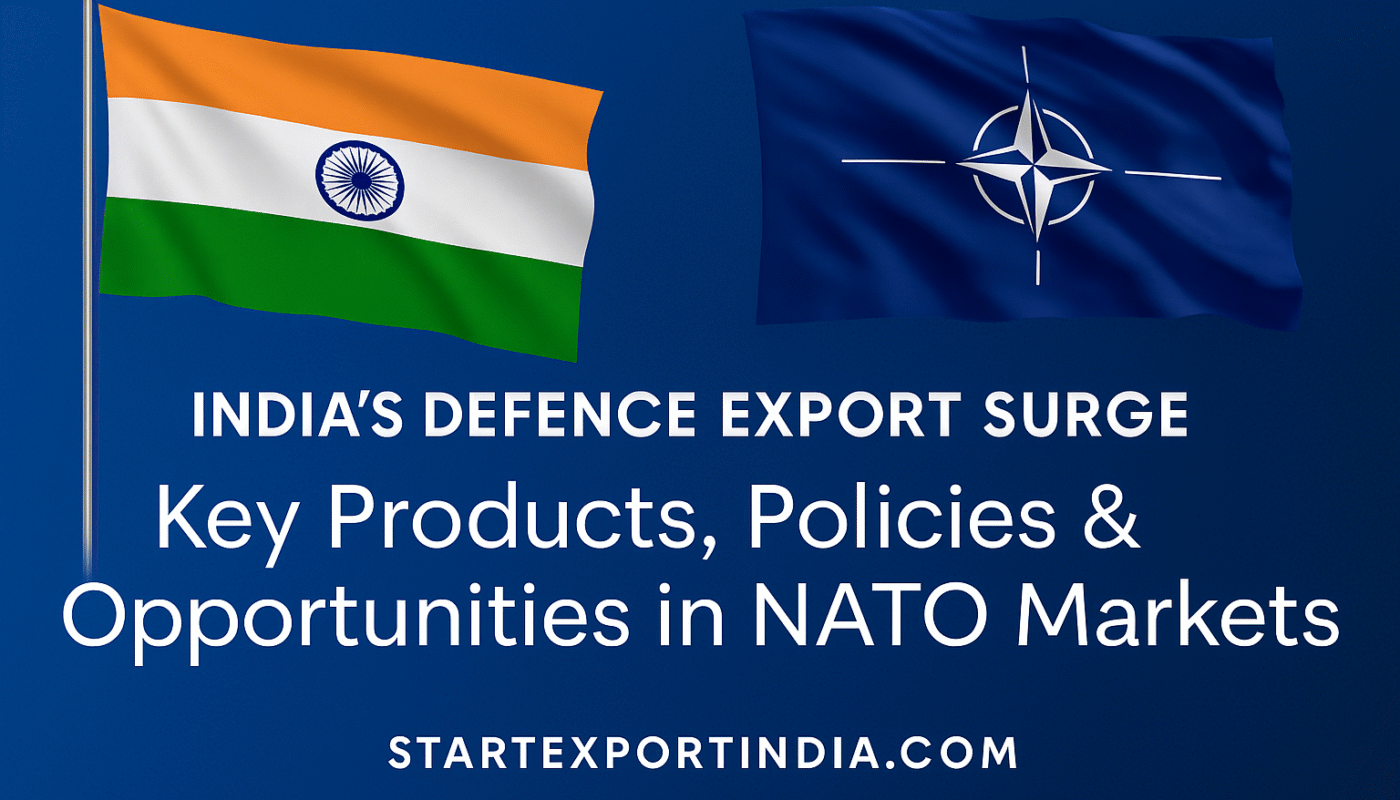 India’s Defence Export Surge: Key Products, Policies & Opportunities in NATO Markets