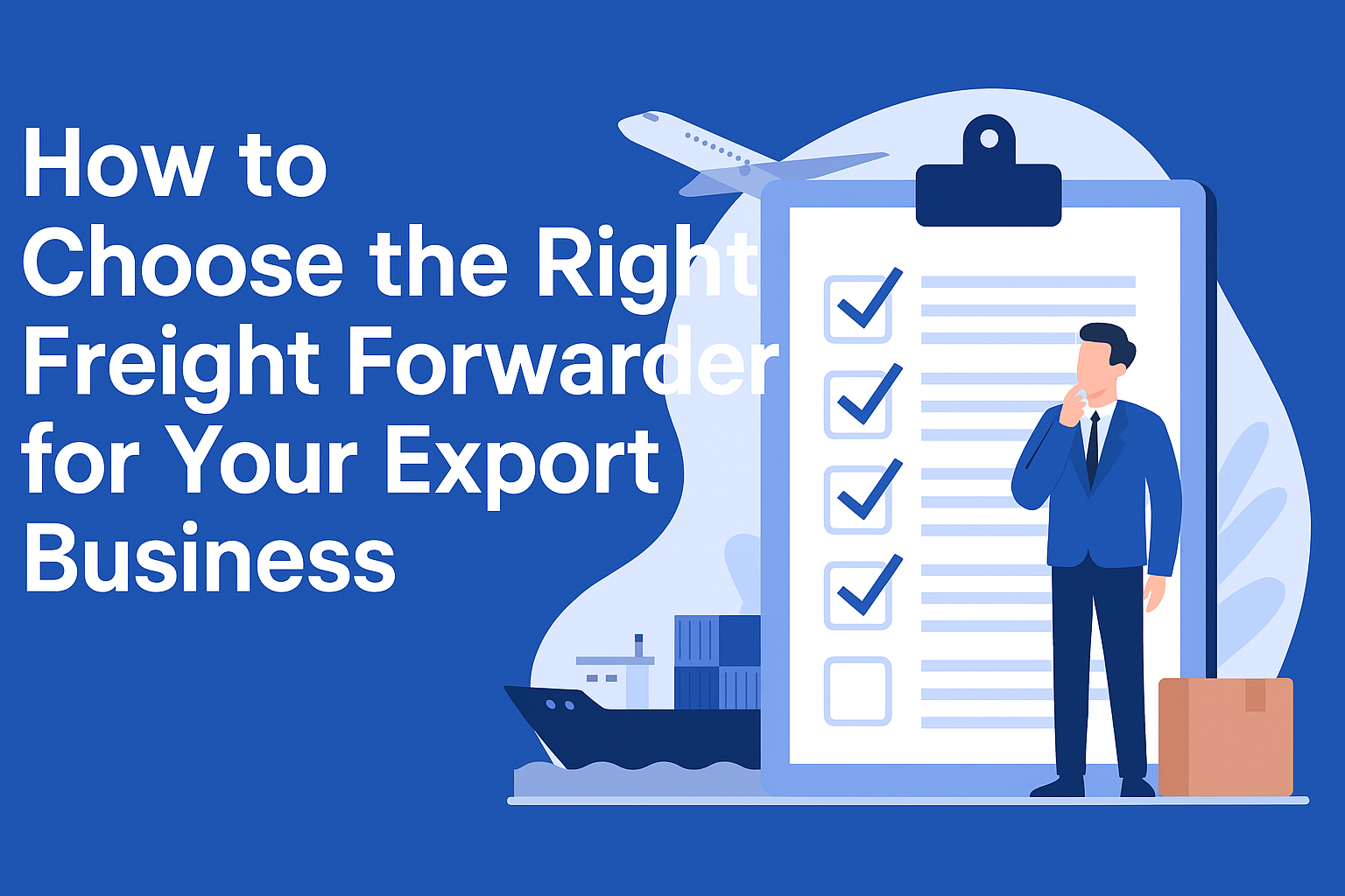 How to Choose the Right Freight Forwarder for Your Export Business