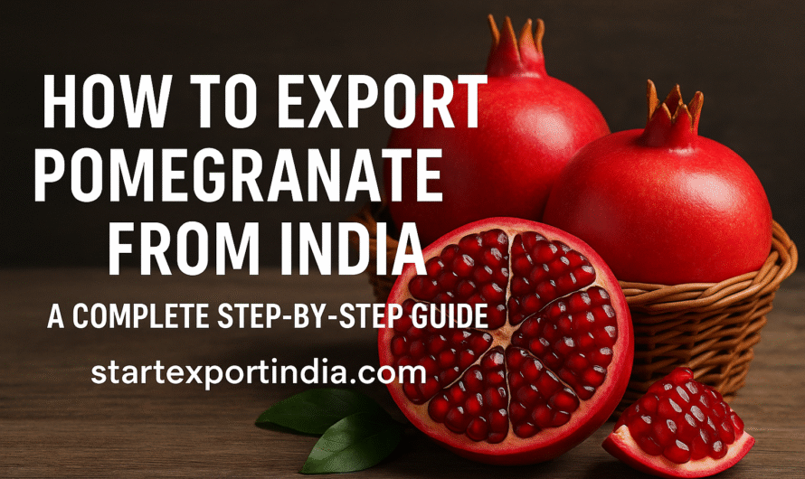 How to Export Pomegranate from India – A Complete Step-by-Step Guide