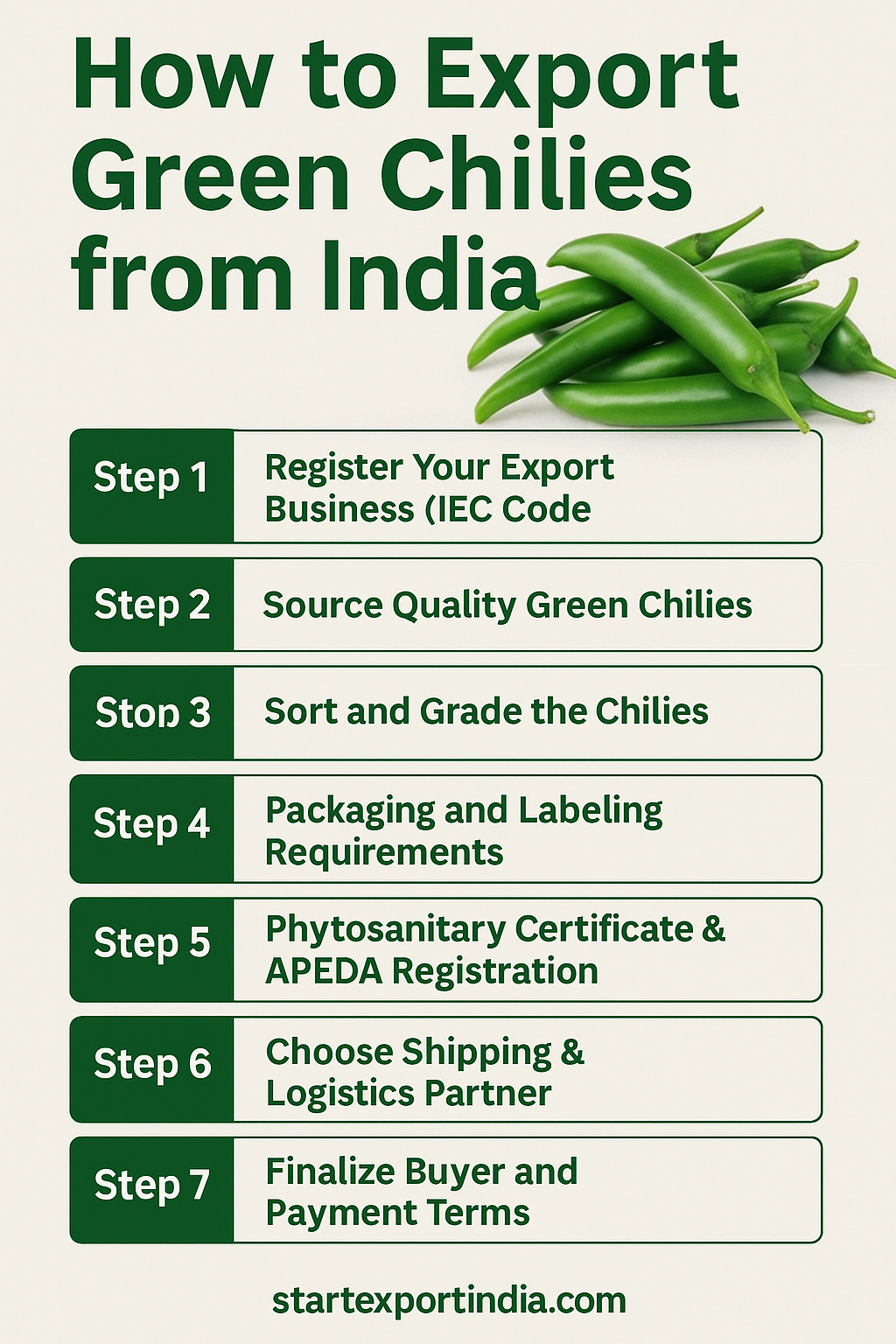 How to Export Green Chilies from India How to Export Green Chilies from India