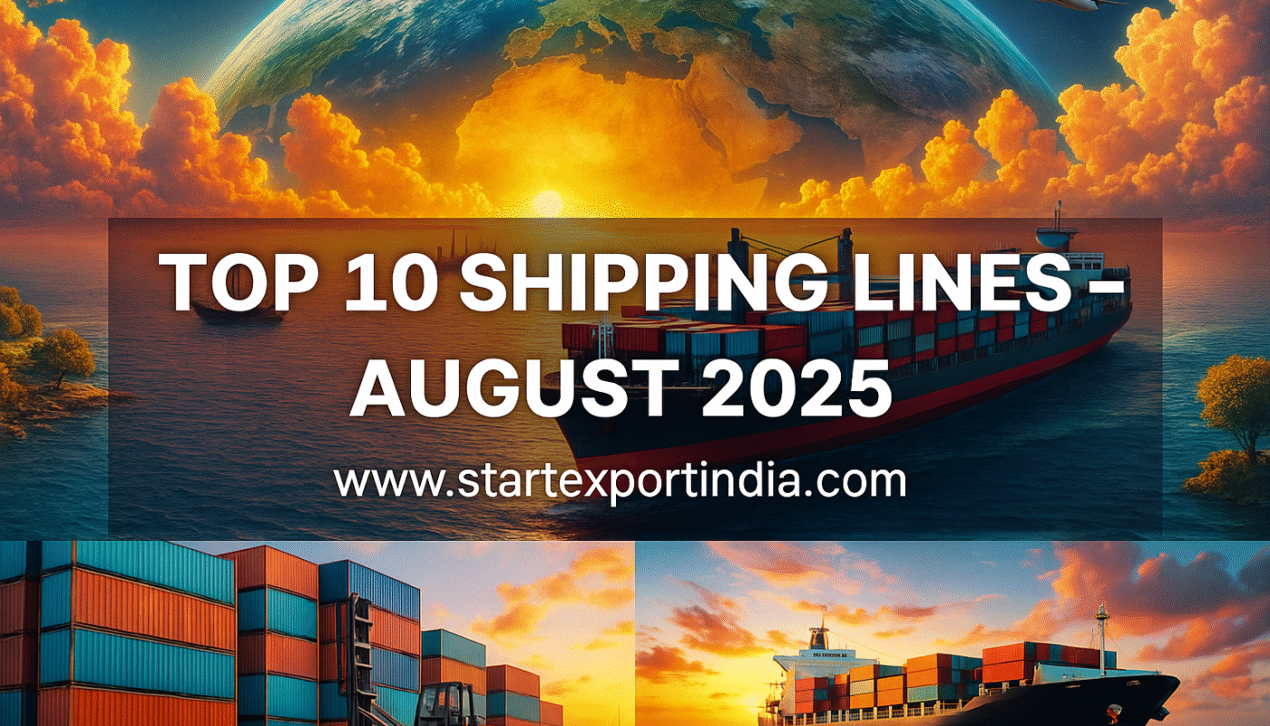 Top 10 Shipping Lines – August 2025