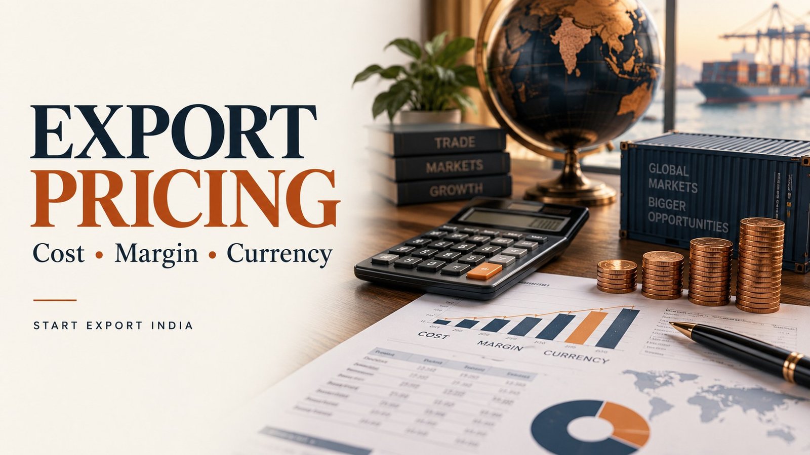 How to Calculate Export Selling Price: Cost Sheet, Margin and Currency Example
