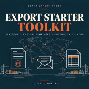 Export Starter Toolkit: playbook, enquiry templates and costing calculator digital download